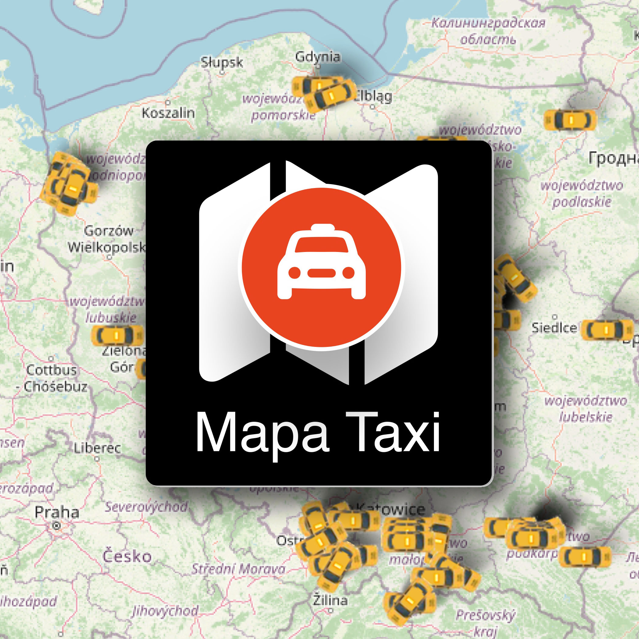 mapa taxi